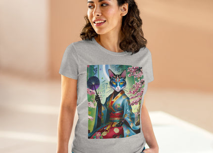 Cyberpunk Geisha Cotton Tee