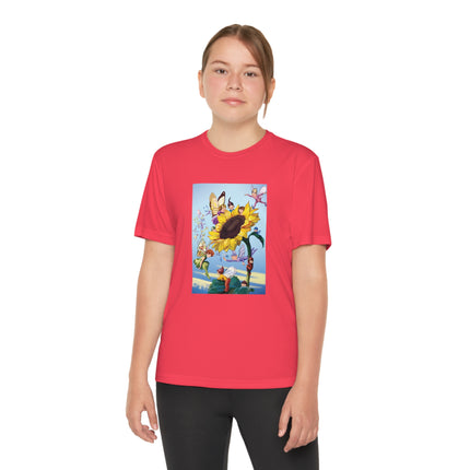 Sunflower Fairies by Margaret Tarrant Youth Competitor Tee – Golden Garden Magic & Storybook Wonder
