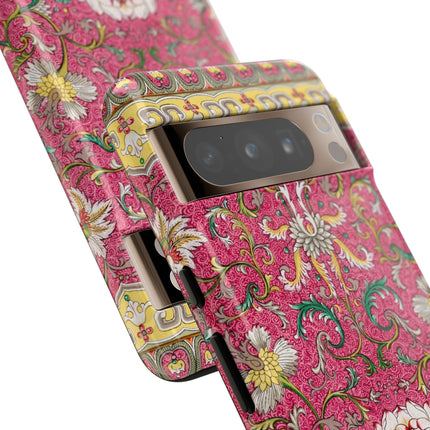 Pink Floral Pattern by Owen Jones Phone Cases