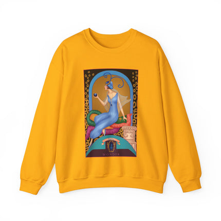 September & Sapphire (from the Gem Series) by Sofia Chiostri Heavy Blend™ Crewneck Sweatshirt