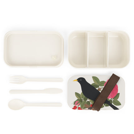 Blackbird & Rose Bento Lunch Box – Timeless Beauty & Elegant Charm