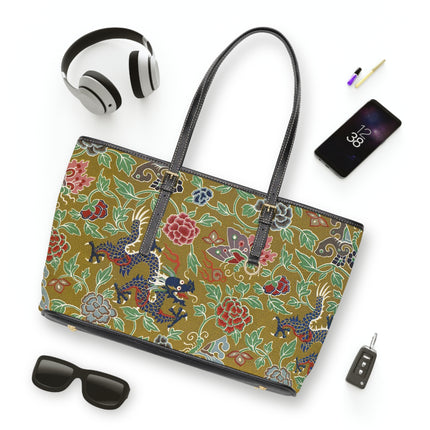 Chinois et Japonais 2 by Auguste Racinet PU Leather Shoulder Bag