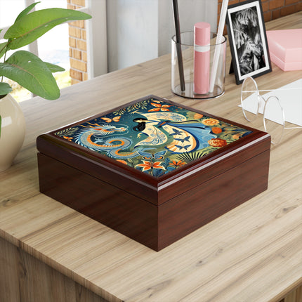 Fairy Waltz in the Butterfly Garden Jewelry Box