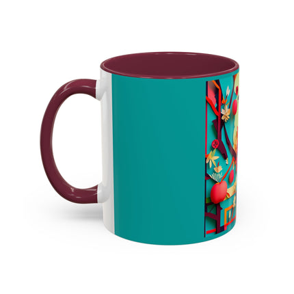 Curious Crow Colorful Mugs (11oz, 15oz)