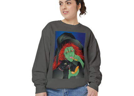 Mirror, Mirror A Witch's Touch Unisex Garment-Dyed Sweatshirt