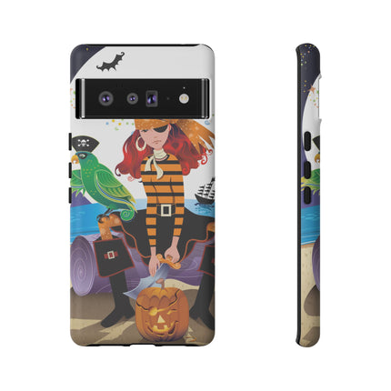 Moonlit Pirate Halloween Phone Cases