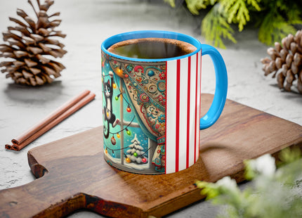 Mischief in Tinselland Colorful Mugs (11oz, 15oz)