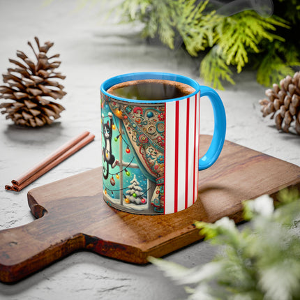 Mischief in Tinselland Colorful Mugs (11oz, 15oz)
