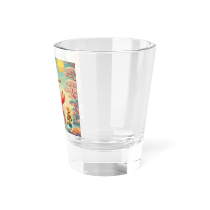 Celestial Crab Navigator Shot Glass – Mythic Journey & Celestial Wonder