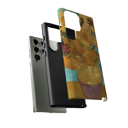 Vase with Twelve Sunflowers by Vincent Van Gogh Phone Cases