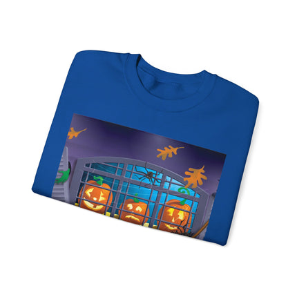 Whimsical Halloween Mischief Unisex Heavy Blend™ Crewneck Sweatshirt