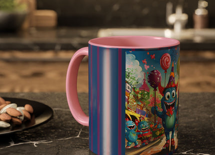 Monster Parade Madness Colorful Mugs (11oz, 15oz)