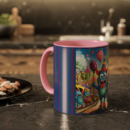 Monster Parade Madness Colorful Mugs (11oz, 15oz)