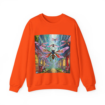 Neon Swarm Unisex Heavy Blend™ Crewneck Sweatshirt