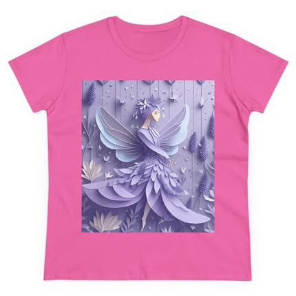 Lavender Fairy Women's Midweight Cotton Tee