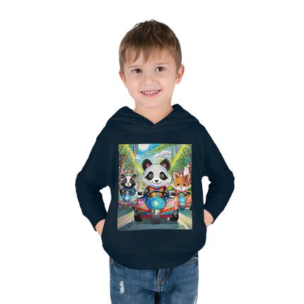 Bumper Car Bonanza Toddler Pullover Fleece Hoodie