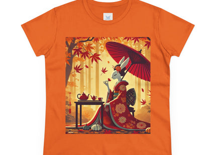 Theatrical Harvest Rabbit Women's Midweight Cotton Tee
