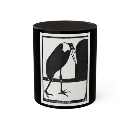 A Lame Marabou by Samuel Jessurun de Mesquita Colorful Mugs, 11oz