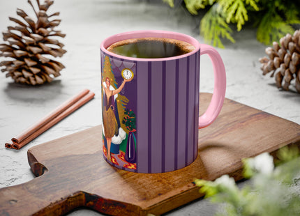 Countdown to Christmas Elegance Colorful Mugs (11oz, 15oz)