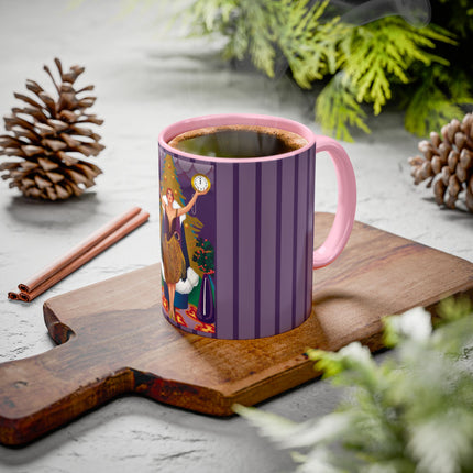 Countdown to Christmas Elegance Colorful Mugs (11oz, 15oz)