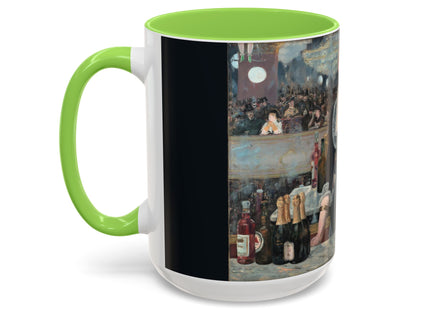 A Bar at the Folies-Bergère by Edouard Manet Colorful Mugs (11oz, 15oz)