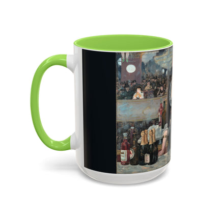 A Bar at the Folies-Bergère by Edouard Manet Colorful Mugs (11oz, 15oz)