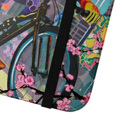 🐸🚵 Cyberpunk Frog Flip Case – High-Tech Adventure & Neon Velocity