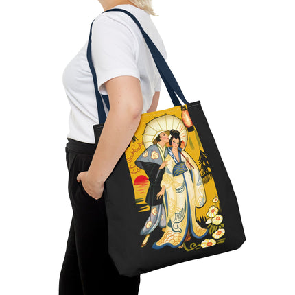 Golden Embrace Tote Bag (AOP)
