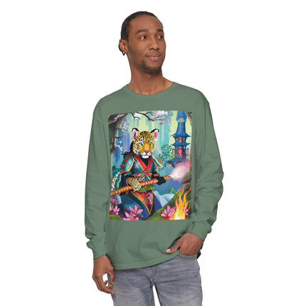 Cyberpunk Leopard Long Sleeve T-Shirt