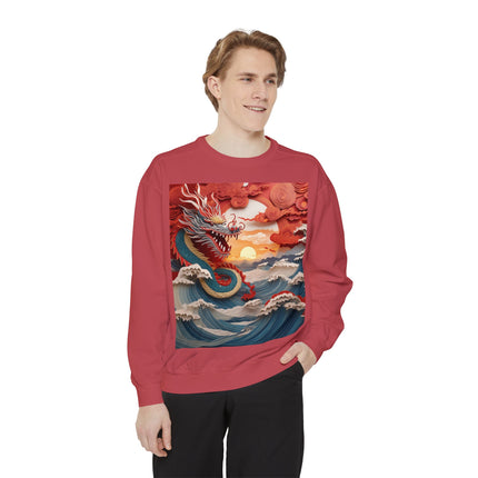 Stormbound Dragon Garment-Dyed Sweatshirt