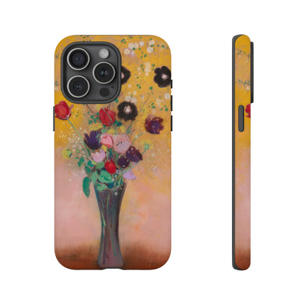 Vase of Flowers by Odilon Redon Phone Cases