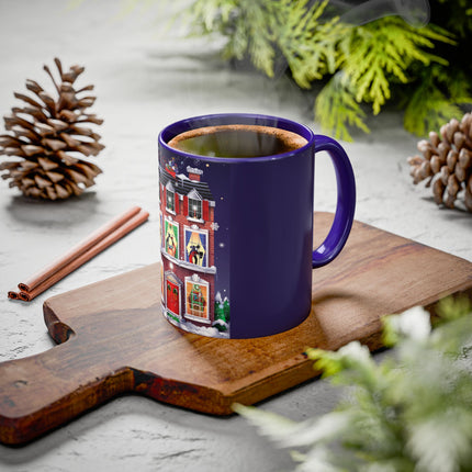 A Christmas Eve Celebration Colorful Mugs (11oz, 15oz)