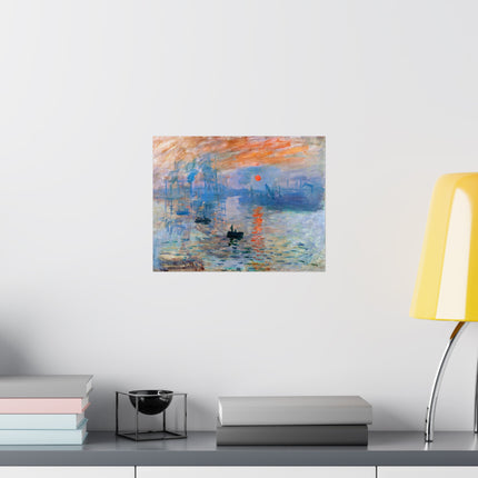 Sunrise by Claude Monet Matte Horizontal Posters