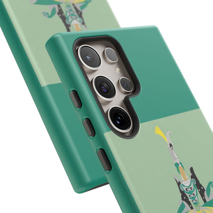 Peacock Dancer Phone Case – Opulent Glamour & Theatrical Elegance