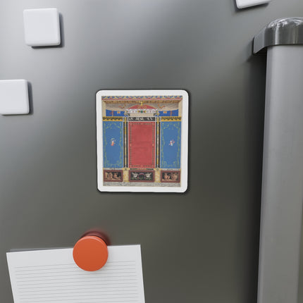 Columns with a Pair of Swans Die-Cut Magnets (5 Sizes)