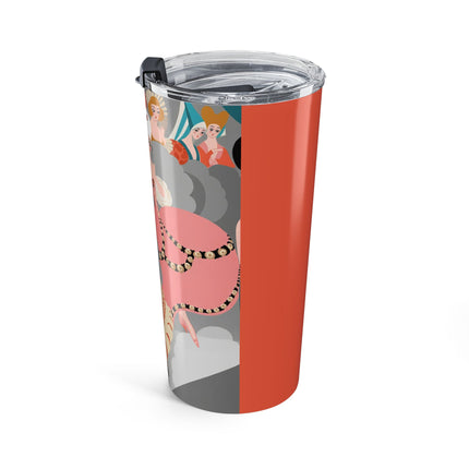 Celestial Masquerade 20oz Tumbler – Theatrical Elegance & Floating Whimsy