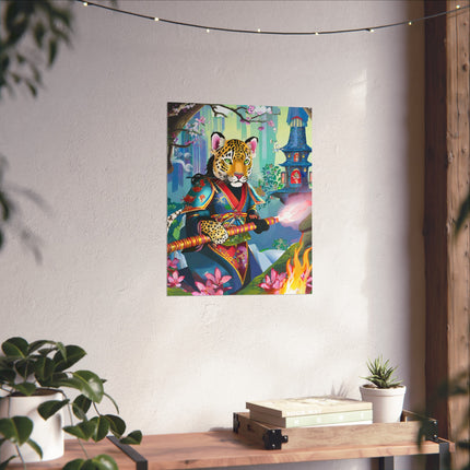 Cyberpunk Leopard Fine Art Posters