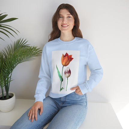 Tulip by Anselmus Boëtius de Boodt Heavy Blend™ Crewneck Sweatshirt
