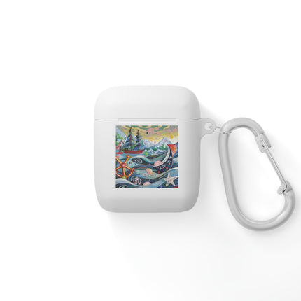Nautical Patterns AirPods Case Cover