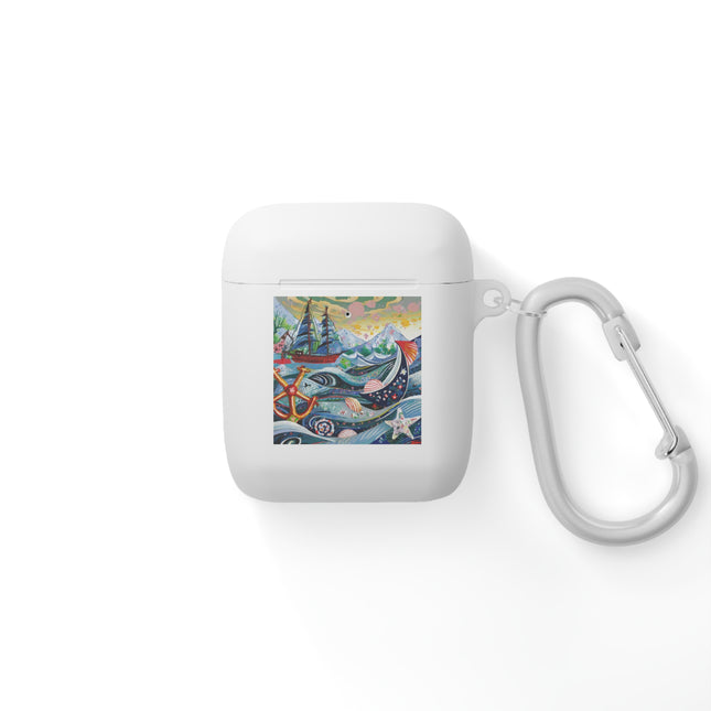 Nautical Patterns AirPods Case Cover