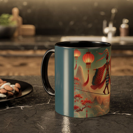 The Lantern Walker Colorful Mugs (11oz, 15oz)