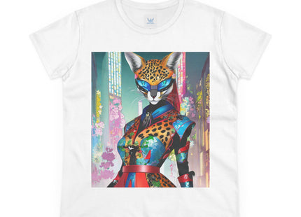 Cyber Cat Glamour Cotton Tee