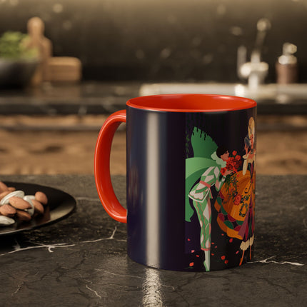 Moonlit Masquerade: The Fairy Queen's Ball Colorful Mug (11oz, 15oz) – Fairy Tale Elegance, Fantasy Charm & Enchanted Style