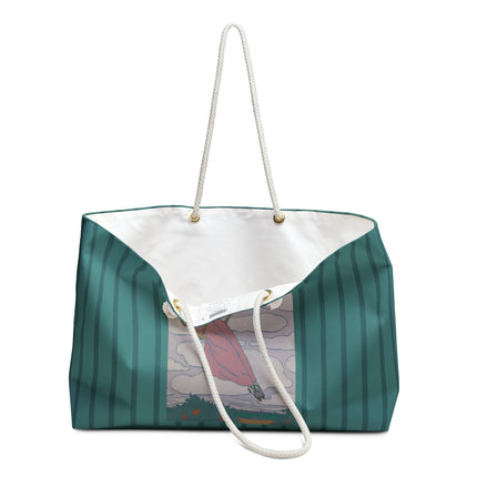 La balançoire by Georges Lepape Weekender Bag