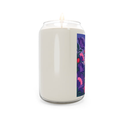 🌹🩰 The Midnight Rose Garden Ballerina Scented Soy Candle – Art Deco Floral Ballet