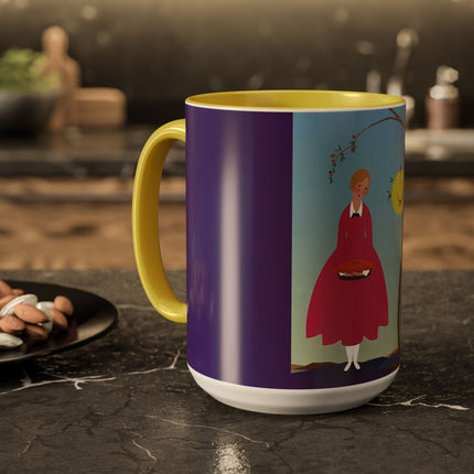 Apple Pie Day Colorful Mugs – Sweet Storybook Charm & Gentle Innocence