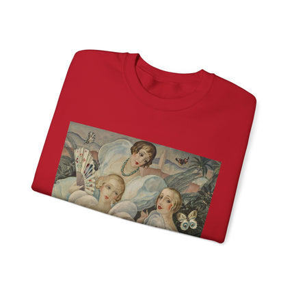 Les Femmes Fatales by Gerda Wegener Heavy Blend™ Crewneck Sweatshirt