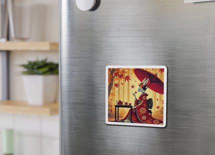 Theatrical Harvest Rabbit Die-Cut Magnets (5 Sizes)