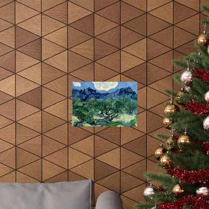 Olive Trees by Vincent Van Gogh Matte Horizontal Posters