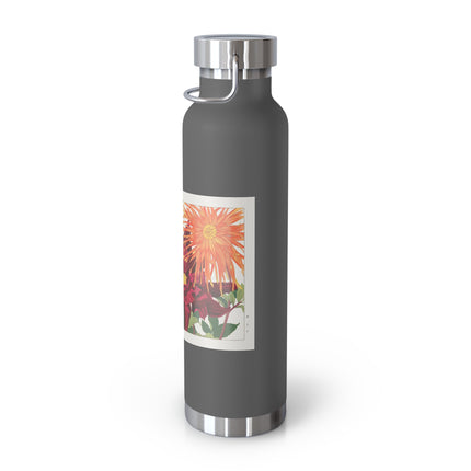 Dahlia by Tanigami Kônan Copper Vacuum Insulated Bottle, 22oz